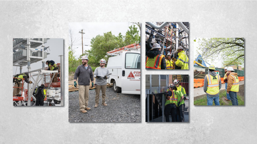 Collage of Electrical Employees