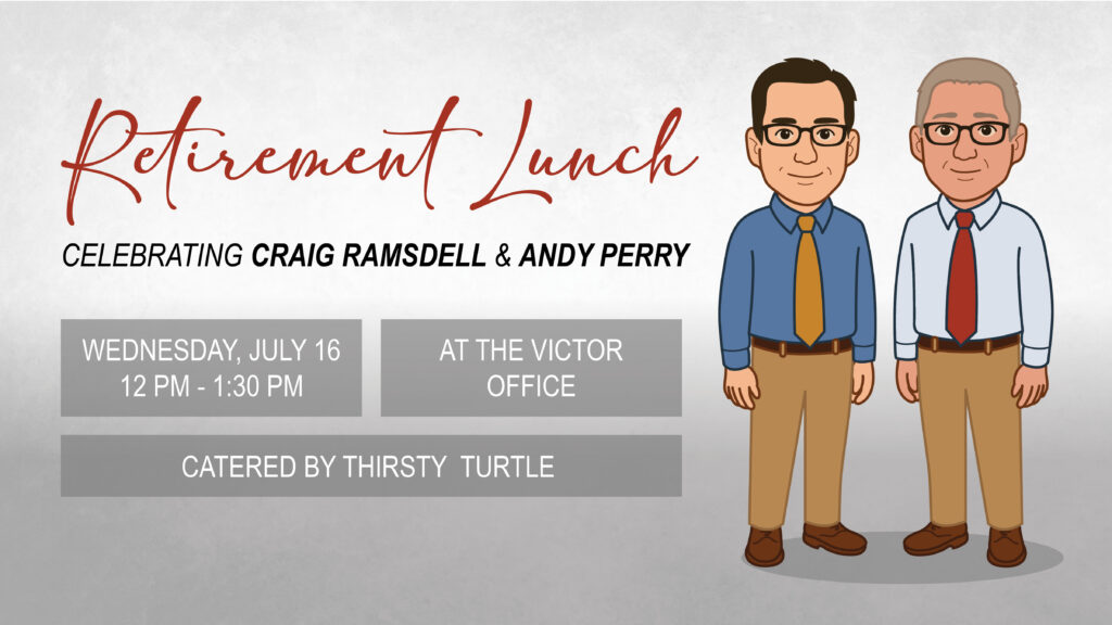 retirement lunch ad
